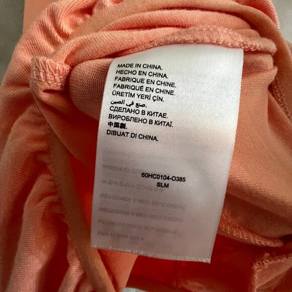 Bebe XXS NWT Pink Mulberry Silk Blend Bodysuit Top Sleeveless Deep V Neck - Picture 7 of 9